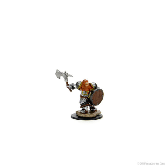 D&D Icons of the Realms - Premium Miniatures - Guerriero Nano Maschio