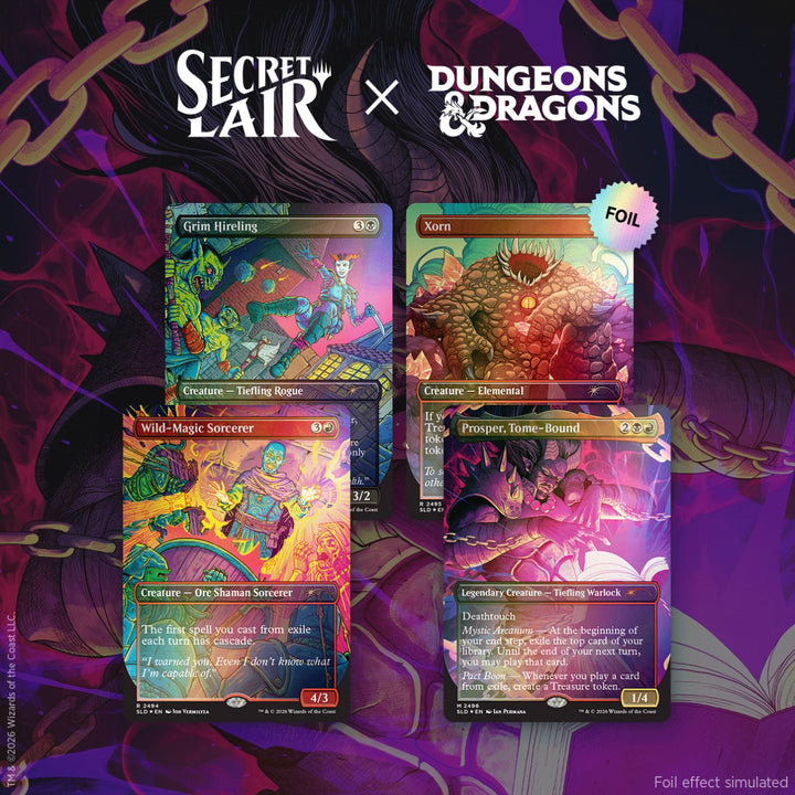 Magic The Gathering - Secret Lair Dungeons & Dragons - Shadows Over Baldur's Gate FOIL (ENG)