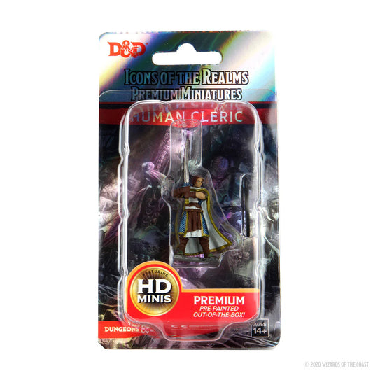 D&D Icons of the Realms - Premium Miniatures - Chierico Umano Maschio
