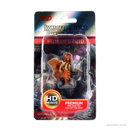 D&D Icons of the Realms - Premium Miniatures - Druido Umano Maschio