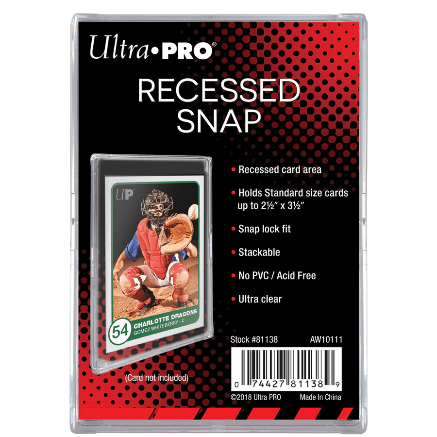 Ultra Pro - Recessed Snap Card Holder