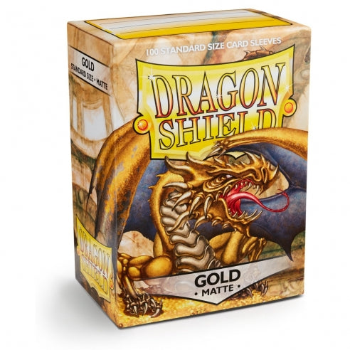 Dragon Shield - Matte Gold (100 Sleeves)