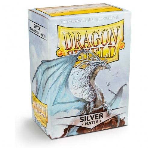Dragon Shield - Matte Silver (100 Sleeves)