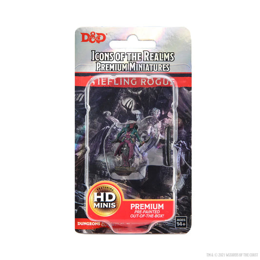 D&D Icons of the Realms - Premium Miniatures - Ladro Tiefling Femmina