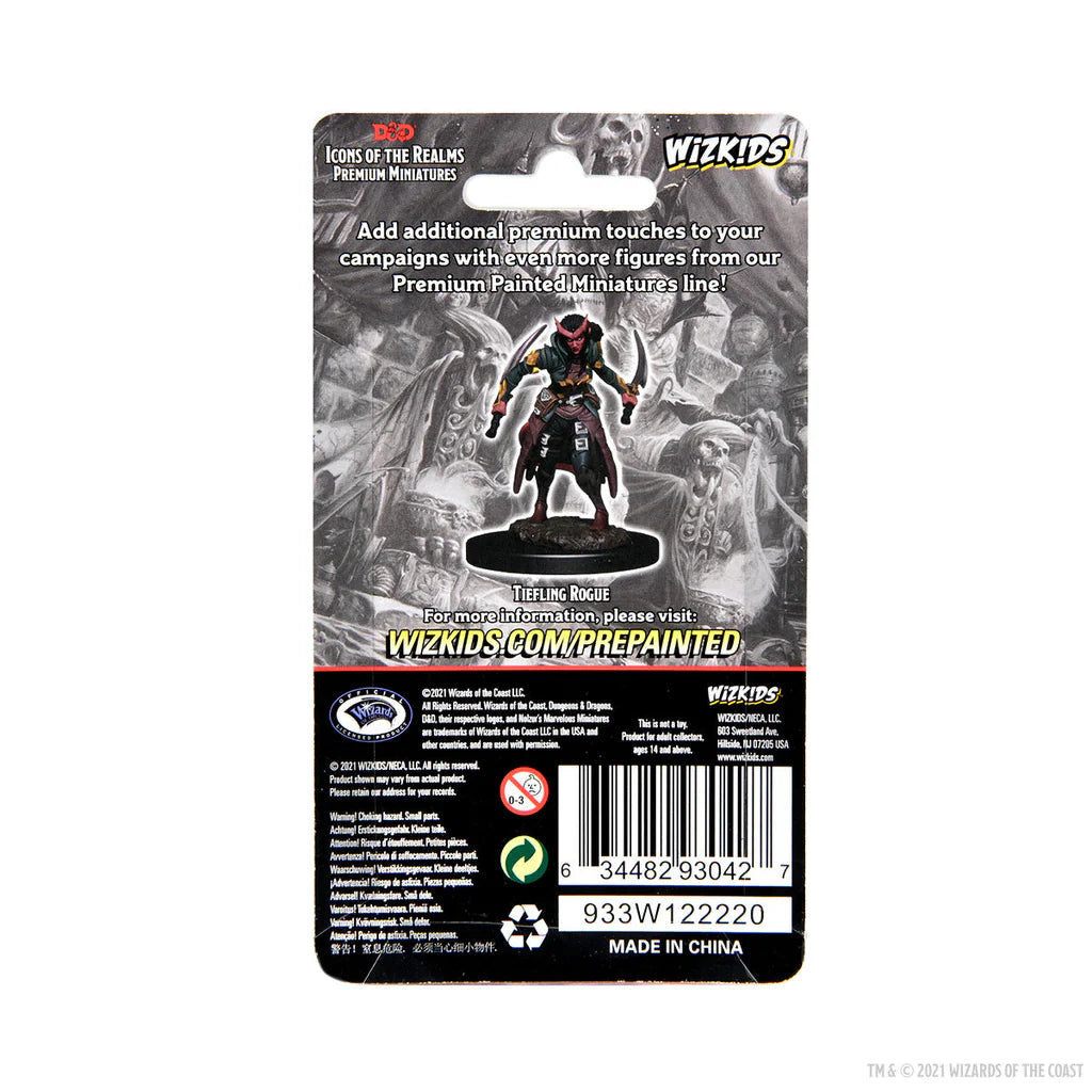 D&D Icons of the Realms - Premium Miniatures - Ladro Tiefling Femmina
