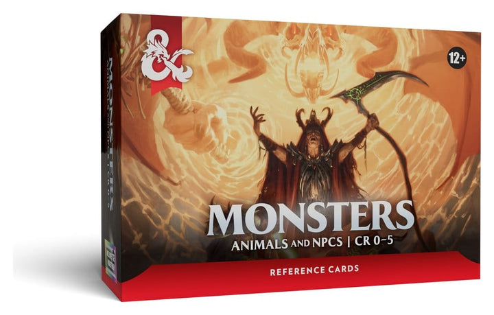 Dungeons & Dragons - Reference Cards - Monsters: Animals and NPC | CR 0-5