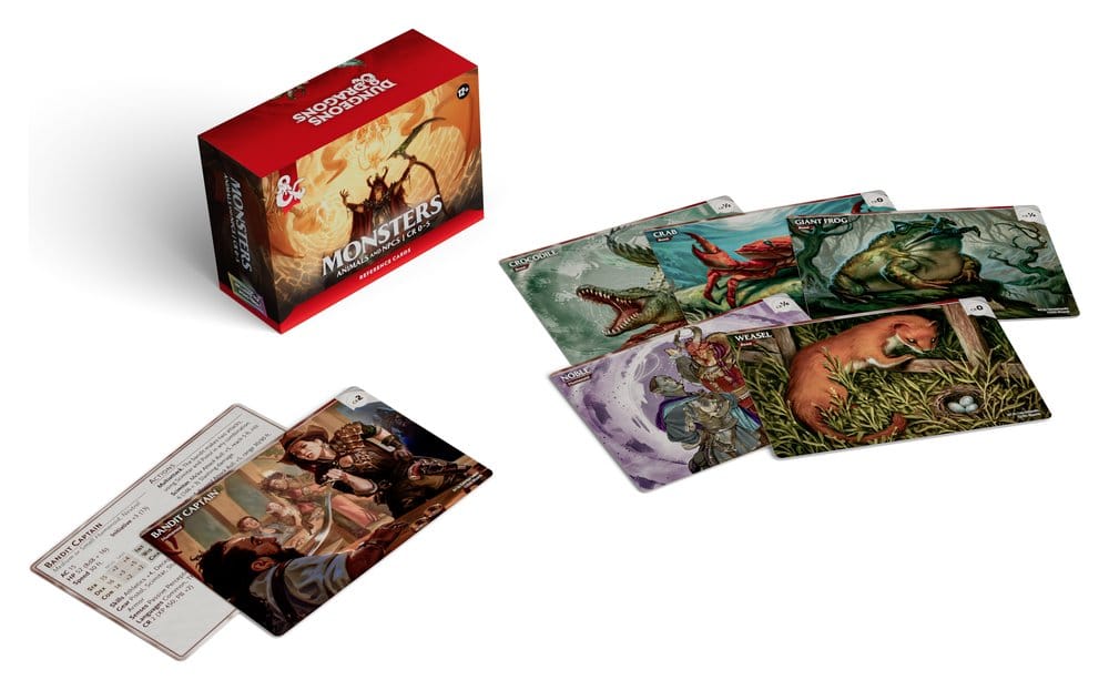 Dungeons & Dragons - Reference Cards - Monsters: Animals and NPC | CR 0-5