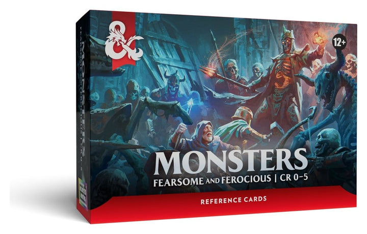 Dungeons & Dragons - Reference Cards - Monsters: Fearsome and Ferocious| CR 0-5